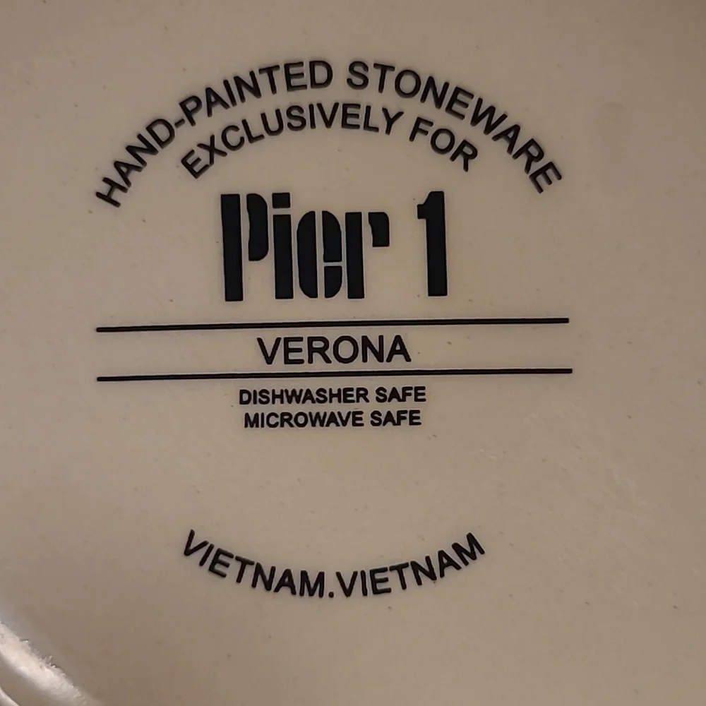 Pier 1 Stoneware Verona Teapot
